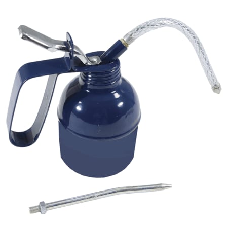 AMERICAN FORGE & FOUNDRY 7 Oz. Lubrication Oil Can with 4" Straight and Flexible Spouts 8042